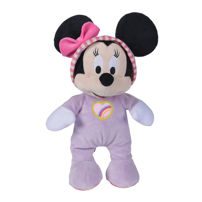  minnie mouse plush purple pyjamas 25 cm 